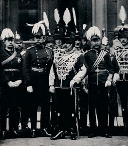 الملك إدوارد السابع المستقبلي ضباط كوينز أون أوكسفوردشاير هارسز ، 1897 1911