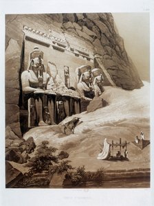 معبد إبسامبول ، مصر ، ١٨٤١ بواسطة هيلى