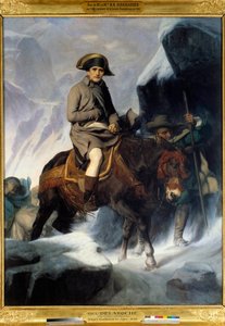 صورة لنابليون بونابرت (1769-1821) وهو يعبر القديس برنارد في عام 1800 رسم بواسطة بول ديلاروش (1797-1856). 1848. خافت. 2.22 × 2.89 م. - صورة لنابليون بونابرت (1769-1821) وهو يعبر القديس برنارد عام 1800. لوحة بول ديلاروش (179)