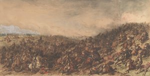 مشهد المعركة واترلو ، 1815-66.