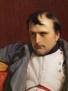 نابليون الأول في فونتينبلو ، 31 مارس 1814 ، تفاصيل الوجه ، 1840