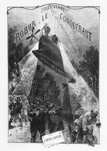 صورة من "Robur le Conquerant" بقلم Jules Verne (1828-1905) باريس ، Hetzel ، 1886