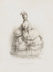 ماري أنطوانيت بواسطة هيبوليت لويس إميل بوكيه