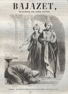 مأساة باجازيت في خمسة أعمال من نقش جان راسين في "" Oeuvres de Jean Racine "" التي رسمها Pauquet وإشعار Emile de La Bedolliere - 1851 بواسطة هيبوليت لويس باوكيه