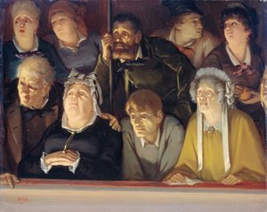 جمهور المسرح بواسطة هيبوليت ميشود