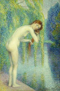 Bather غسل شعرها. باثر تغسل شعرها ، 1903
