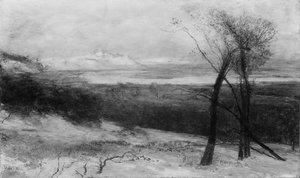 خلف الكثبان ، بحيرة أونتاريو ، 1883-87. بواسطة هوميروس دودج مارتن