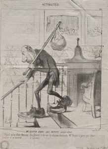 الحقائق رقم 128: السيد Dupin في حذائه الصغير ، 1850. بواسطة الشرف دومييه