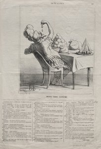 الوقائع رقم 43: مارس بدون الصوم الكبير ، 1869. بواسطة الشرف دومييه