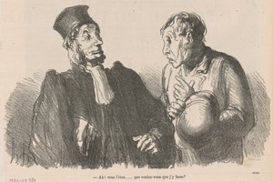 آه! انت ... ماذا تريد ... بواسطة الشرف دومييه