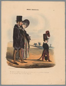 Echtpaar wandelt التقى الرقيقة لقول أنه يتمايل مع القليل من الهواء (...) (العنوان على الكائن) Gezinsituaties (عنوان السلسلة) الأعراف الزوجية (عنوان السلسلة على الكائن) بواسطة أوبيرت وسي.