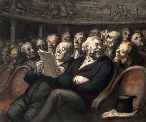 استراحة في Comédie-Française ، 1858. بواسطة الشرف دومييه