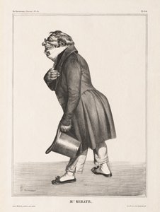 La Caricature، Pl. 314 ، كومت دي. قطار 1833. بواسطة الشرف دومييه