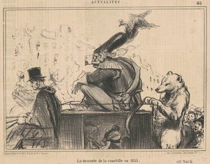 نزول المحكمة عام 1855 بواسطة الشرف دومييه