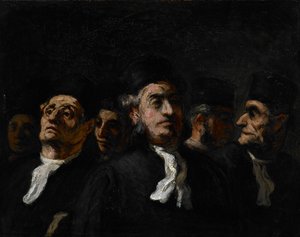 اجتماع المحامين ، 1860 بواسطة الشرف دومييه