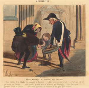 النصب التذكاري المستقبلي لنابليون في Invalides بواسطة الشرف دومييه