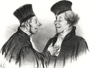 عزيزي! لقد أغمي عليك ... بشكل مثير للإعجاب. لقد تركت انطباعًا دائمًا! 1838. بواسطة الشرف دومييه