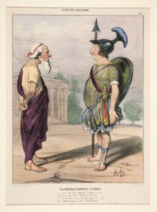 عاد Telemachus إلى الفضيلة. قلبه الذي طالما احتل الإفخارستيا بواسطة الشرف دومييه
