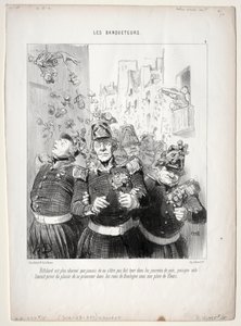 The Banqueters ، اللوحة 4: Rifolard أكثر سحراً من أي وقت مضى ... ، 1848. بواسطة الشرف دومييه