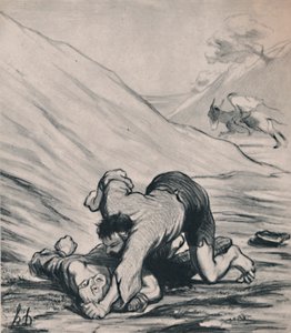 اللصوص والحمار ، c.1860s ، 1946. بواسطة الشرف دومييه