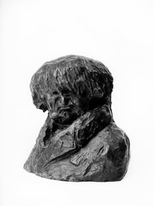 تمثال نصفي للكاريكاتور "" Celebrites du Juste Milieu "" لكليمان برونيل (1777-1853) ، طبيب ونائب وعمدة ليون "" منحوتة أونوريه دومير (1808-1879) من القرن التاسع عشر. خافت في سم ارتفاع 13 × طول 15 Inv RF 263 Musee des Beaux Arts ، Palais Long بواسطة الشرف دومييه