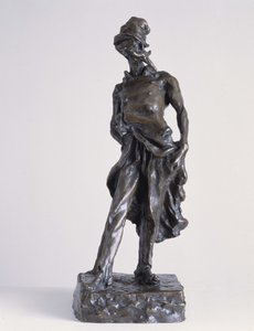 راتابويل ، رسام كاريكاتير سياسي يمثل حفار قبور الجمهورية. النحت البرونزي بالرمال بواسطة Honore Daumier (1808-1879) بواسطة الشرف دومييه