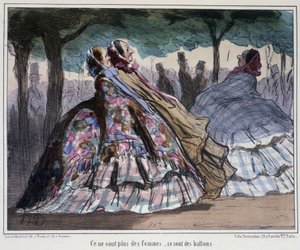 إنهم ليسوا نساء ، إنهم بالونات - بواسطة Daumier بواسطة الشرف دومييه