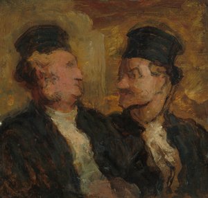 محاميان ، ج. 1860. بواسطة الشرف دومييه