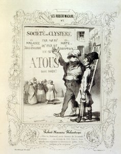 illustrations about ideas and legends Philipon under the title Les Cent and Robert Macaire بواسطة الشرف دومييه