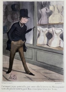 الكورسيهات - من Daumier بواسطة الشرف دومييه