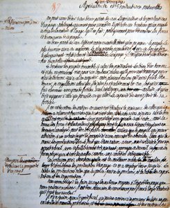 صفحة من أطروحة ميرابو حول التنظيم الزراعي والاقتصادي والعسكري للنظام الملكي البروسي "De la Monarchie Prussienne" (حبر على ورق) بواسطة هونور غابرييل دي كومت دي ميرابو ريكويتي
