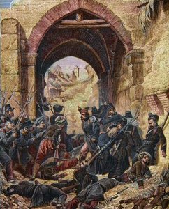 حصار قسطنطين 1837 الجزائر - الاستيلاء على قسنطينة - الهجوم على بوابة قسنطينة - 13 أكتوبر