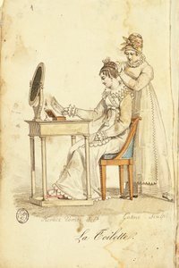 مرحاض من "Almanach des Modes"