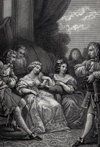 Le Misanthrope ou l'Atrabilaire d'amore - نقش من "الأعمال" بقلم جان بابتيست بوكلين دي موليير (جان بابتيست بوكلين بواسطة إميل جان هوراس فيرنيه