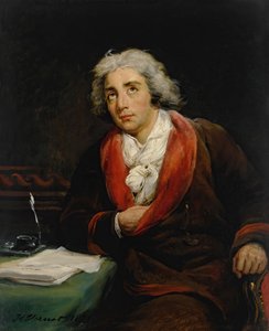 صورة للشاعر أندريه شينييه 1762-1794 ، 1825. بواسطة إميل جان هوراس فيرنيه