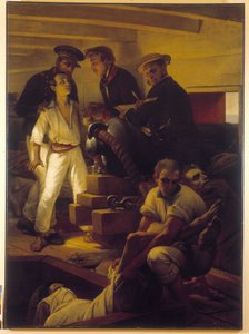 الكوليرا على متن السفينة Melpomene - (مستودع الخدمات الصحية في مرسيليا) بواسطة إميل جان هوراس فيرنيه