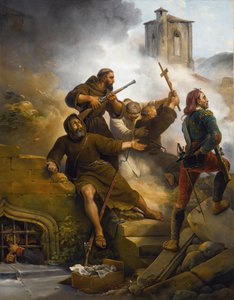 حصار سرقسطة الأول 1819. بواسطة إميل جان هوراس فيرنيه