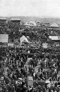 حشود يوم ديربي ، إبسوم داونز ، ساري ، c1922