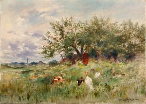 مراقبة الديوك الرومية بواسطة هوراشيو ووكر