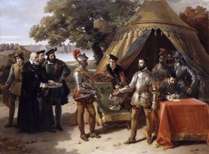 حصار تيونفيل ، 23 يونيو 1558 بواسطة Hortense Haudebourt Lescot