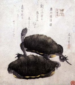 Shinobazu Pond ، من سلسلة 'Contest of Famous Products of Edo' ، حوالي 1811-1812 (طباعة خشبية) بواسطة Hotei Gosei