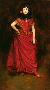 الراقصة ، من "لولا" بقلم بيرسيفال جيبون (1879-1926) ، نُشرت في مجلة هاربر الشهرية ، يناير 1909 (زيت على قماش) بواسطة هوارد بايل