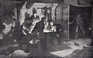 "حطام في النفي!" ، رسم توضيحي من Harper&39;s Weekly ، 1878 بواسطة هوارد بايل
