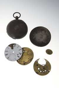ساعة الجيب الفضية للكولونيل أوستن إم ستانديش ، حرس ولاية ميسوري (الكونفدرالية) بواسطة هوارد وديفيز دينيسون