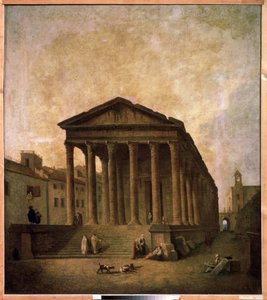 لا ميزون كاريه ، نيمز ، 1780 بواسطة هوبير روبرت
