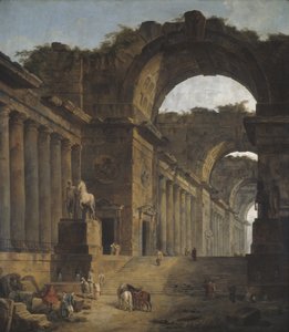 النوافير ، 1787-88 بواسطة هوبير روبرت