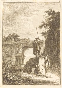 قوس النصر بواسطة Hubert Robert