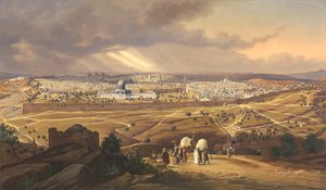 منظر القدس ، 1847