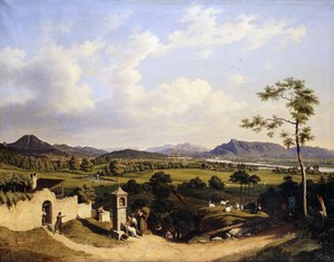 مناظر سالزبورغ ؛ منظر لسالزبورغ ، 1847