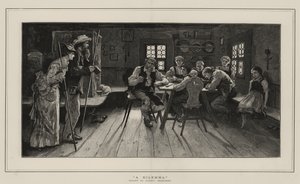 معضلة بواسطة Hubert von Herkomer